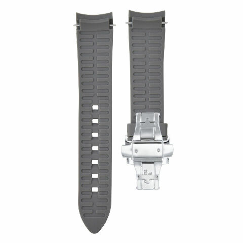 CURVED END SILICONE WATCH BAND RUBBER STRAP 18MM 19MM,20MM 21MM 22MM 24MM +CLASP - Picture 34 of 38