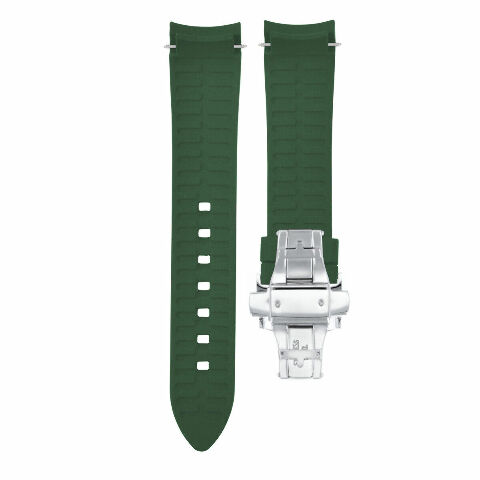CURVED END SILICONE WATCH BAND RUBBER STRAP 18MM 19MM,20MM 21MM 22MM 24MM +CLASP - Picture 38 of 38