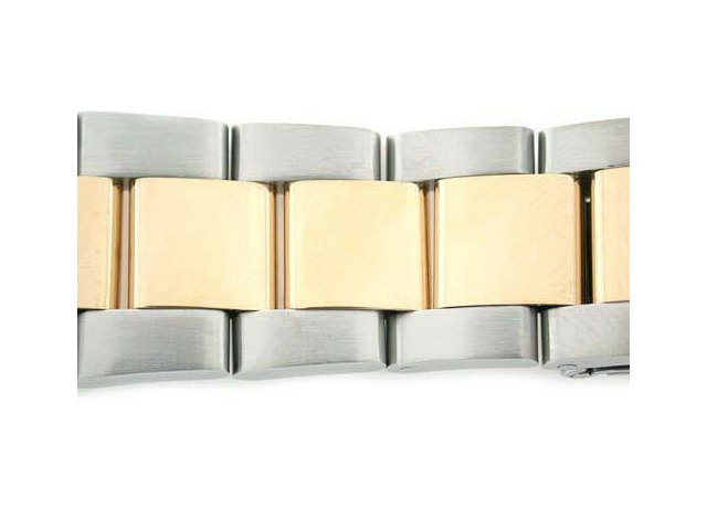 Wholesale Quality Gold Tone Stainless Steel 20 mm Wristwatch Band NY8055_K0019707 main image 1