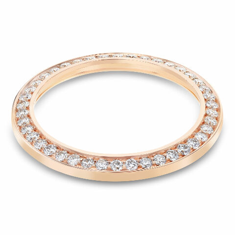 3CT Bead Set Diamond Bezel 14KY Compatible with Rolex 40mm Submariner, GMT Master 2, Daytona 並行輸入品 3ct Cushion Lab Grown Diamond Bezel Set Wedding Anniversary Ring