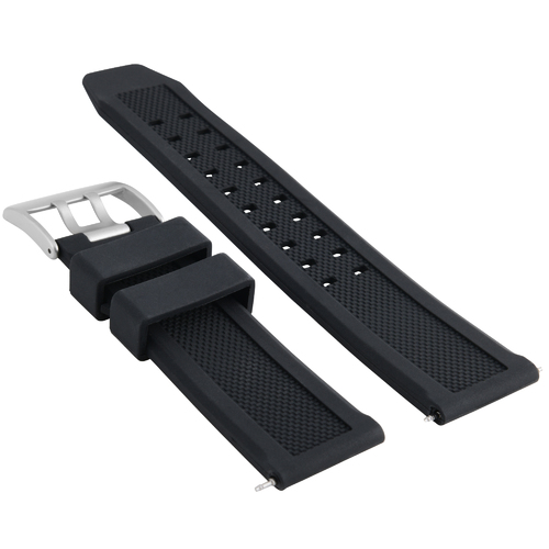 23MM RUBBER WATCH WATCH BAND STRAP FOR CITIZEN NAVIHAWK ECO DRIVE