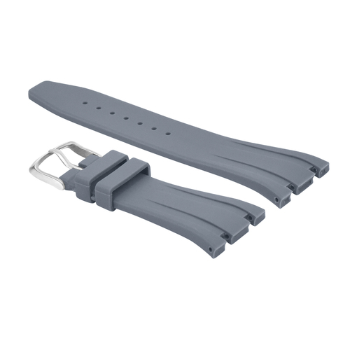 26MM AP RUBBER BAND STRAP FOR 41MM AUDEMARS PIGUET 15400 ROYAL OAK OFFSHORE GREY Ewatchparts 26MM AP RUBBER BAND STRAP FOR 41MM AUDEMARS PIGUET 15400 ROYAL OAK OFFSHORE GREY Ewatchparts