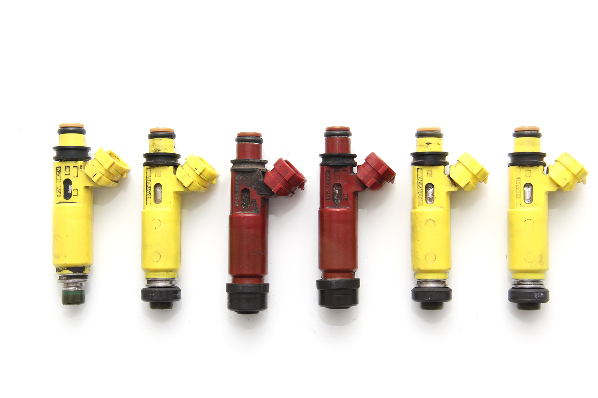 thumbnail image 2 of Set Of 4 Fuel Injectors For Mazda RX-8 2004-2008 - 195500-4450, N3H3-13-250A, Multi-Port 2 of 5