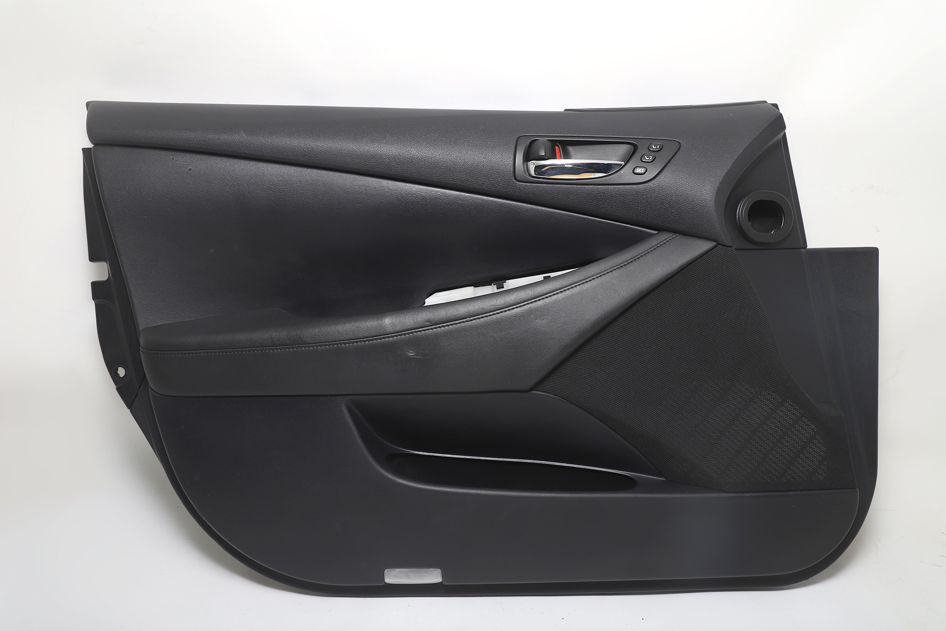 thumbnail image 2 of OEM 07-09 Tahoe Suburban Yukon Escalade Front Driver Door Panel – Black, GM 20833610 2 of 3