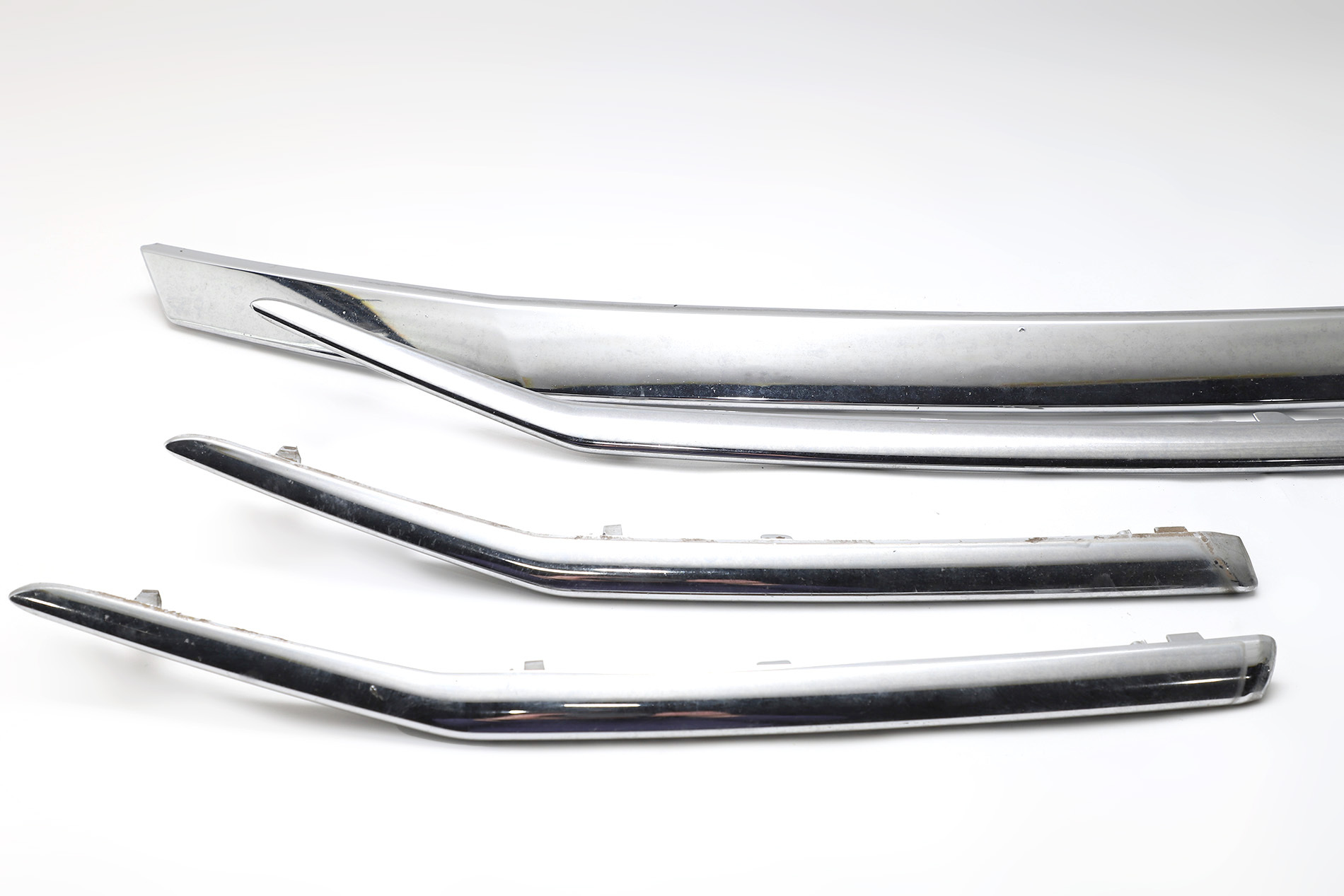Black Chrome Front Upper Bumper Grille For 2010-2012 Honda Crosstour