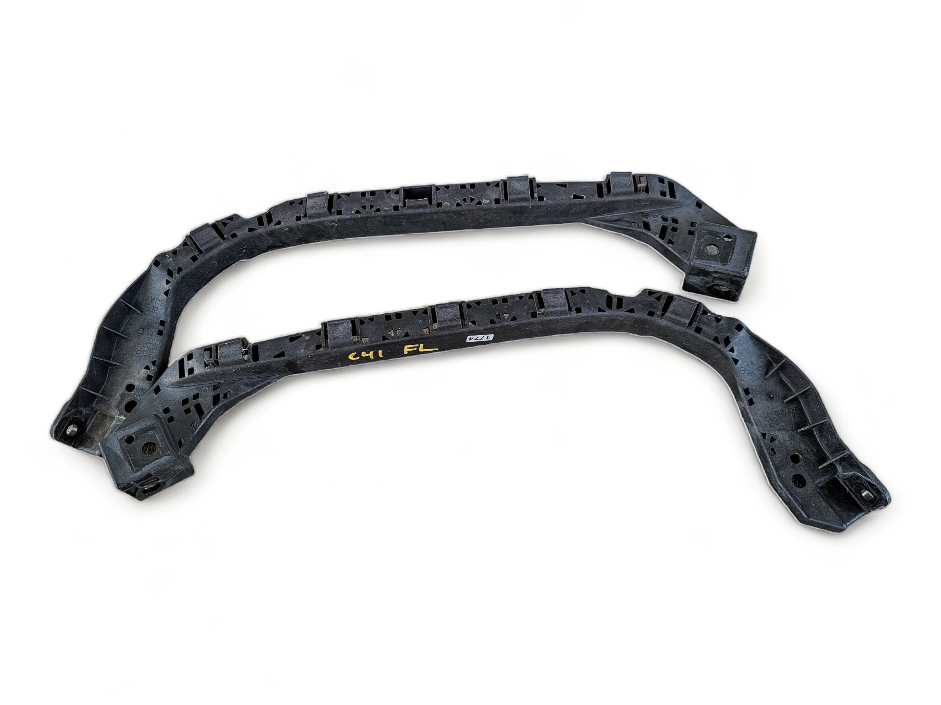 thumbnail image 2 of Front Bumper Headlight Retainer Bracket For 2009-2014 Acura TSX - Left Side - Replace 71190-TL0-G01 - Primed Black 2 of 5