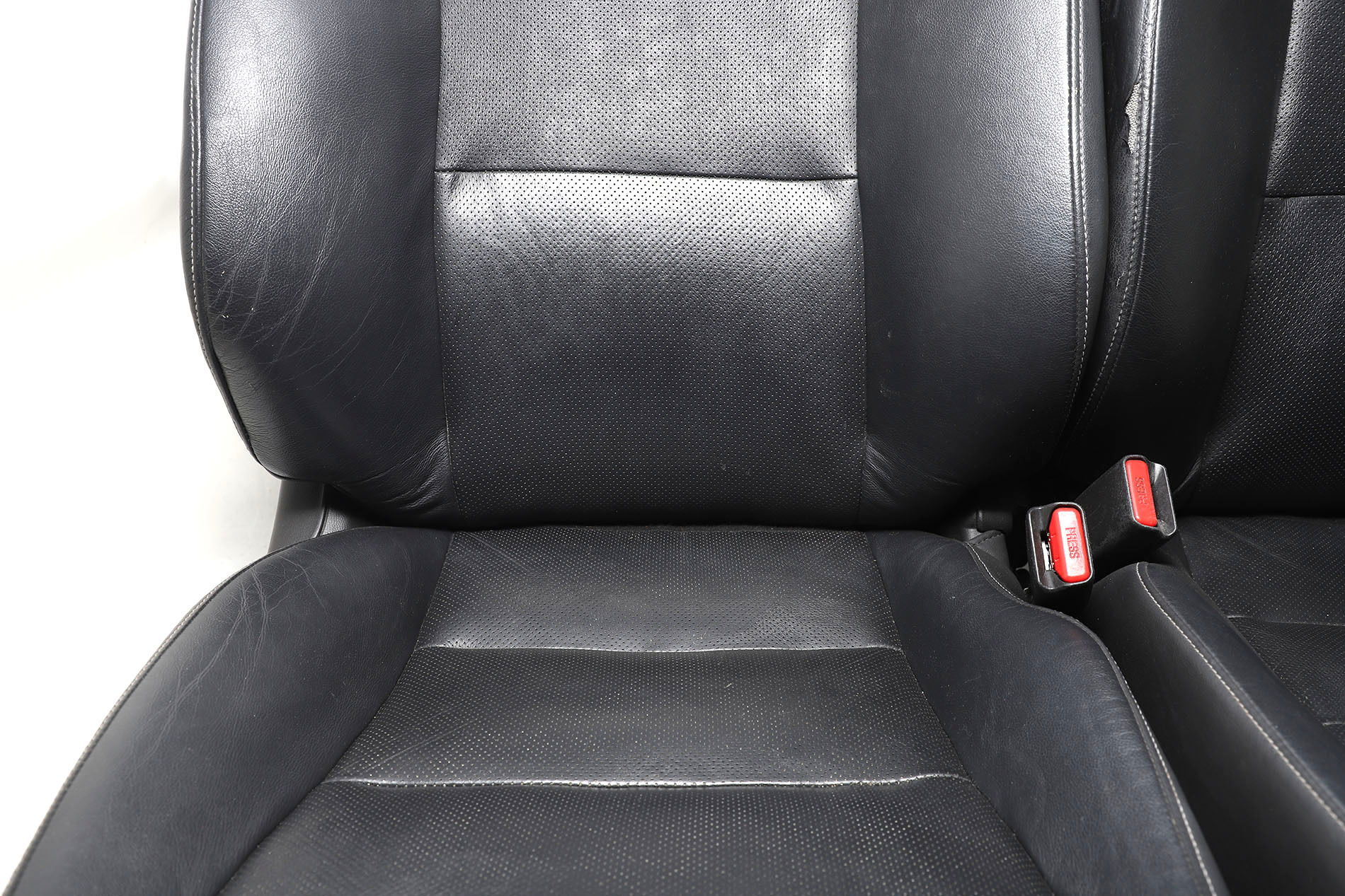 thumbnail image 2 of US Auto Nation Front Leather Seat Covers For Acura TSX 2004-2008 – Ebony Black, Heated/Power Seat Compatible 2 of 6