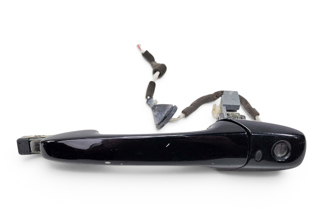 2004-2008 Mazda RX-8 RX8 Exterior Door Handle Front Left/Driver Black, GJ6A-59-410R-PZ, F031, OEM, 2004, 2005, 2006, 2007, 2008