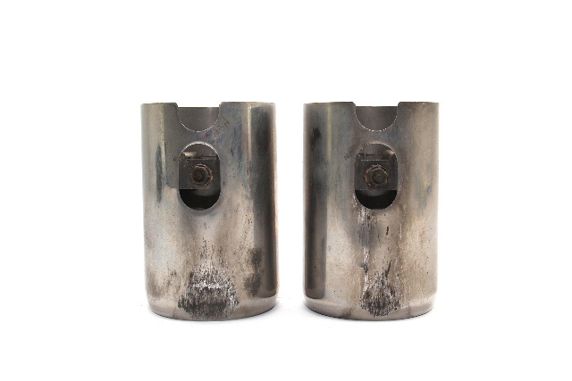 Honda Accord 06-07 Rear Exhaust Muffler Silver Tips 2 Piece Set 18310-SDA-305, A756, OEM, 2006, 2007