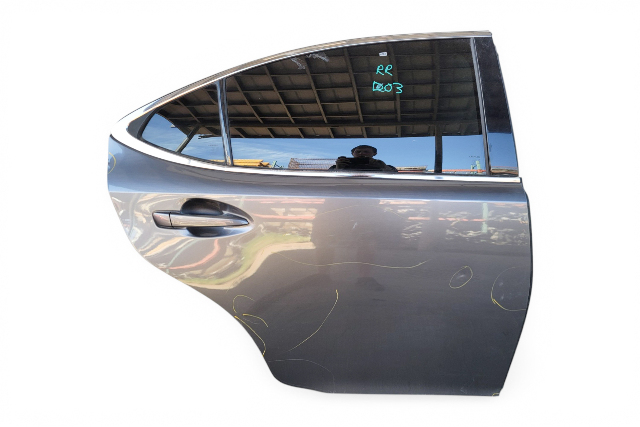 2013-2015 Lexus ES350 Rear Right/Passenger Side Door Assembly Black, 67003-33220, D003, OEM, 2013, 2014, 2015