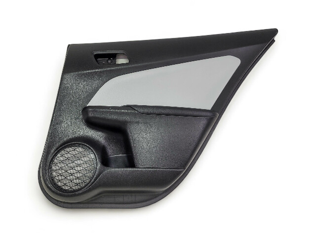 Toyota Prius 16-21 Door Panel Trim Lining Rear Right Passenger Black/Gray, D006, OEM, 2016, 2017, 2018, 2019, 2020, 2021