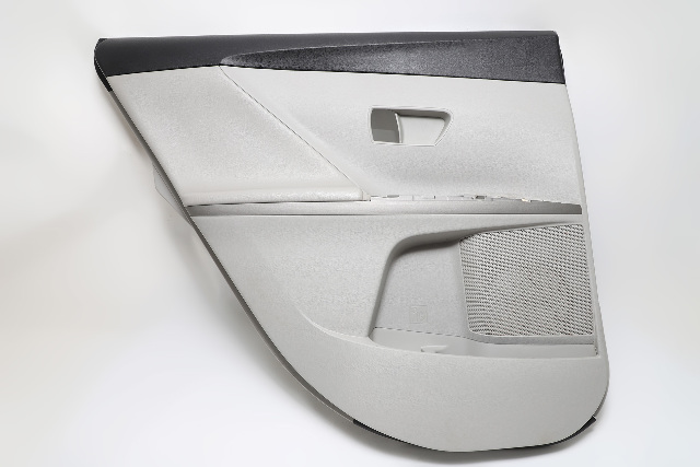 Toyota Venza 09-12 LE Rear Door Panel Trim Lining Left/Driver Gray Leather, A954, OEM, 2009, 2010, 2011, 2012