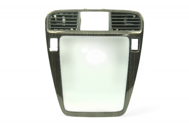 2004-2006 Acura MDX Center Instrument Panel Finish Panel Radio Bezel 77250-S3V-J11ZA, OEM, 2004, 2005, 2006
