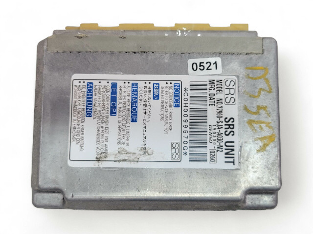 Acura RL 07-08 SRS Unit Air Unit Module Computer Bag 77960-SJA-A03 Factory, D035, OEM, 2007, 2008