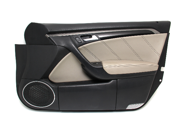 Acura TL 07-08 Type-S Front Right Door Panel Trim Black/Gray 83536-SEP-A13, OEM, 2007, 2008