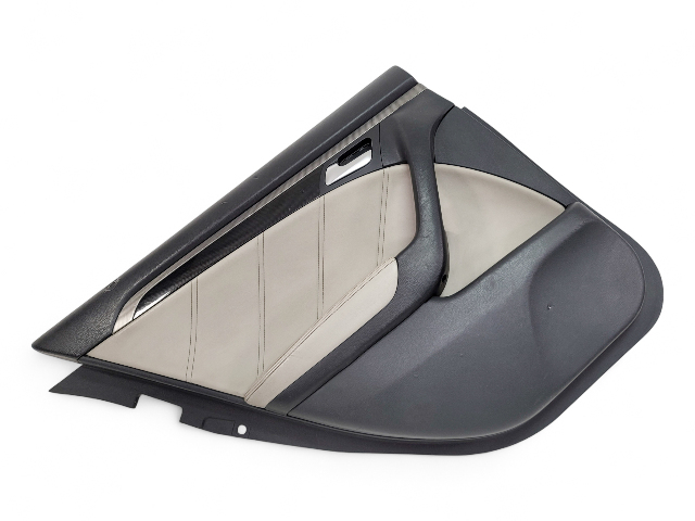 Acura TL 07-08 Type-S Rear Left Door Panel Trim Black/Gray 83786-SEP-A11ZB, D021 OEM, 2007, 2008
