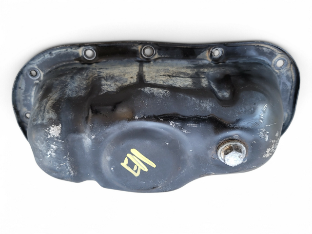 Toyota 4Runner 03-24 Engine Oil Pan Tray 12102-31010, E011, OEM, 2003, 2004, 2005, 2006, 2007, 2008, 2009, 2010, 2011, 2012, 2013, 2014, 2015, 2016, 2017, 2018, 2019, 2020, 2021, 2022, 2023, 2024