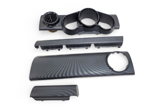 2007-2010 Honda Element Instrument Speedometer Bezel Panel Trim Set(4), 77105-SCV-A01ZD, E014, OEM, 2007, 2008, 2009, 2010