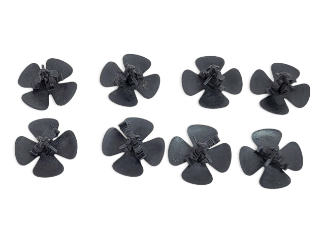 Acura Integra 23-25 Hood Insulation Retainer Clip Set(8) 91501-SWA-003, E027, OEM, 2023, 2024, 2025