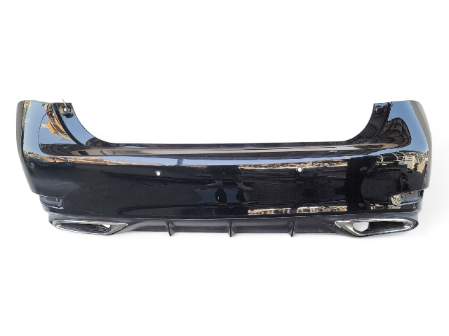 Lexus GS350 13-20 Rear Bumper Cover Silver, 52159-30955, E028, OEM, 2013, 2014, 2015, 2016, 2017, 2018, 2019, 2020