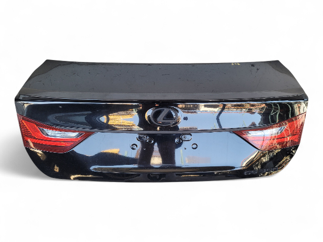 Lexus GS350 13-14 Trunk Deck lid Luggage Lid Black 64401-30C70, E028, OEM, 2013, 2014
