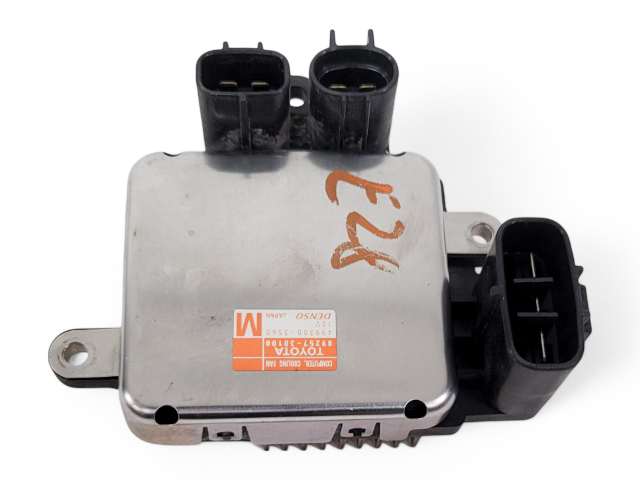 Lexus GS350 13-20 Cooling Fan Control Module 89257-30100, E028, OEM, 2013, 2014, 2015, 2016, 2017, 2018, 2019, 2020