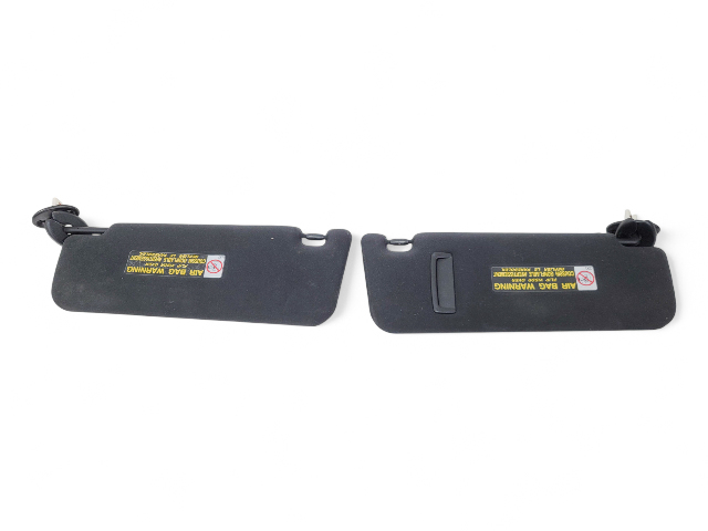 Lexus GS350 13-16 Left/Driver Right/Passenger Sun Visor Shield Black, E028, OEM, 2013, 2014, 2015, 2016
