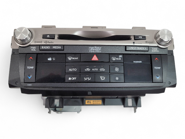 Lexus GS350 13-14 CD Player Radio Receiver 86804-30160, E028, OEM, 2013, 2014