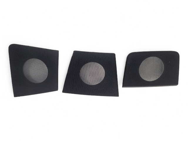 Lexus GS350 13-20 Speaker Cover Dash, Instrumental Panel Set(3), E028, OEM, 2013, 2014, 2015, 2016, 2017, 2018, 2019, 2020
