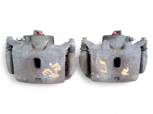 Honda Element 03-11 Brake Caliper Assembly SET, Front Left/Right  A/T 45019-SCV-A03, E029, OEM, 2003, 2004, 2005, 2006, 2007, 2008, 2009, 2010, 2011