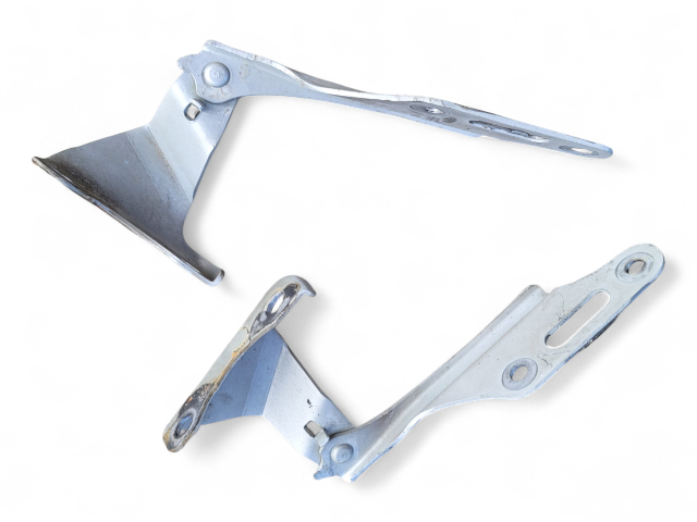 Honda Element 03-11 Hood Hinges Left/Right Grey Set, E029, OEM, 2003, 2004, 2005, 2006, 2007, 2008, 2009, 2010, 2011