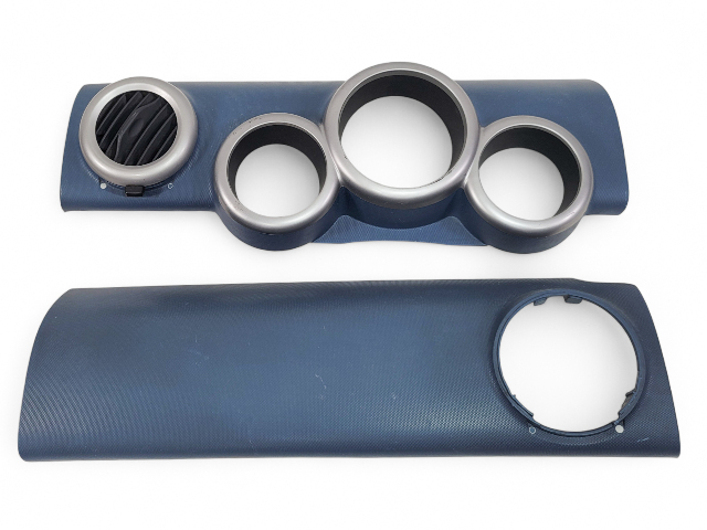 Honda Element 03-06 Instrument Speedometer Bezel Panel Trim Blue, 77106-SCV-A01ZA, E029, OEM, 2003, 2004, 2005, 2006