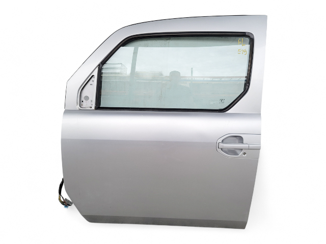 Honda Element 03-11 Front Door Assembly Left/Driver Silver Metallic, 67050-SCV-A90ZZ, E029, OEM, 2003, 2004, 2005, 2006, 2007, 2008, 2009, 2010, 2011