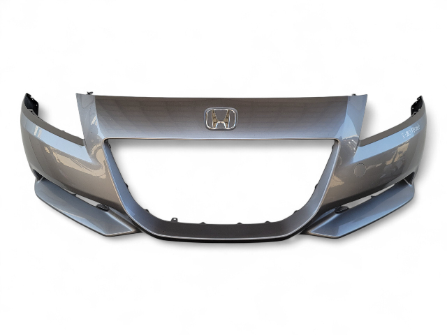 Honda CR-Z CRZ 11-12 Front Bumper Cover Assembly Silver, 04711-SZT-A90ZZ, E030, OEM, 2011, 2012