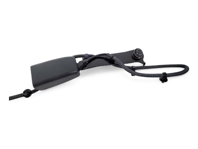 Honda CR-Z CRZ 11-16 Seat Seatbelt Buckle Front Left/Driver Black, 04816-SZT-A01, E030, OEM, 2011, 2012, 2013, 2014, 2015, 2016