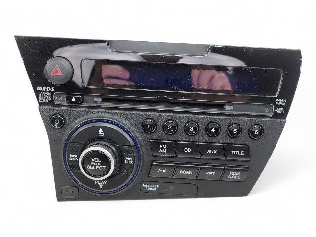Honda CR-Z CRZ 11-12 CD Player Radio AUX Audio Control 39100-SZT-305, E030, OEM, 2011, 2012