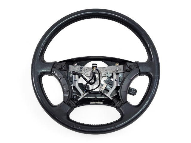Toyota 4Runner SR5 04-09 Wheel Black Leather 45100-60520-B0, E031, OEM, 2004, 2005, 2006, 2007, 2008, 2009