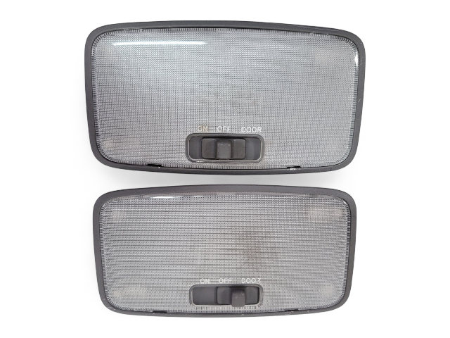 Toyota 4Runner 03-06 Overhead Console Map Light Rear Center Gray 81250-35010-B0, E031, OEM, 2003, 2004, 2005, 2006