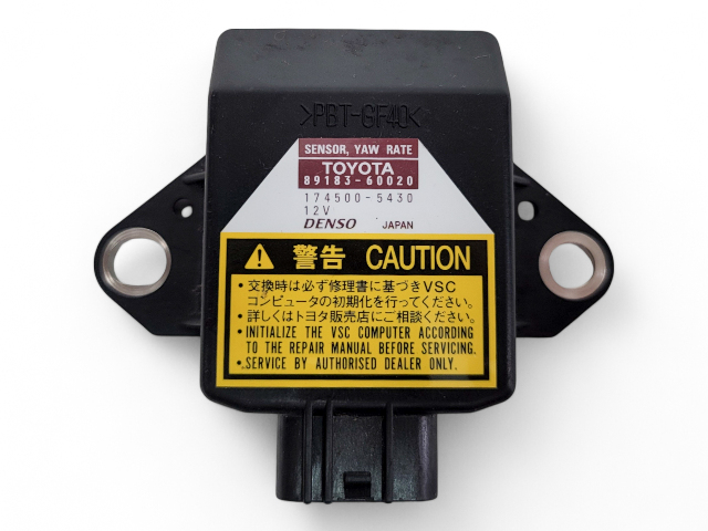 Toyota 4Runner 04-09 Yaw G Rate Sensor Stability Control Module 89180-35020, E031, OEM, 2004, 2005, 2006, 2007, 2008, 2009