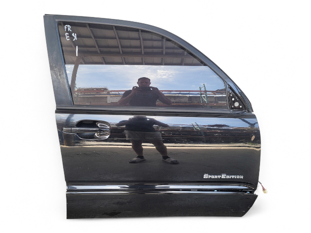 Toyota 4Runner 03-09 Front Right/Passenger Side Door Assembly Black, 67001-35512, E031, OEM, 2003, 2004, 2005, 2006, 2007, 2008, 2009