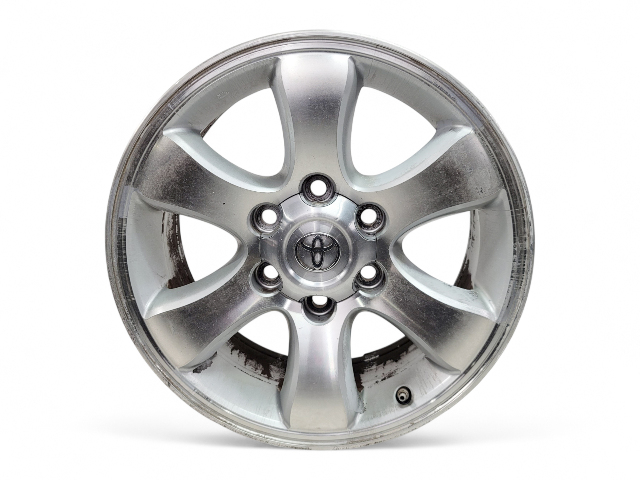 Toyota 4Runner 03-09 Alloy Wheel, Rim Disc, 6 Spoke 17 Inch #1, 42611-35302, E031, OEM, 2003, 2004, 2005, 2006, 2007, 2008, 2009