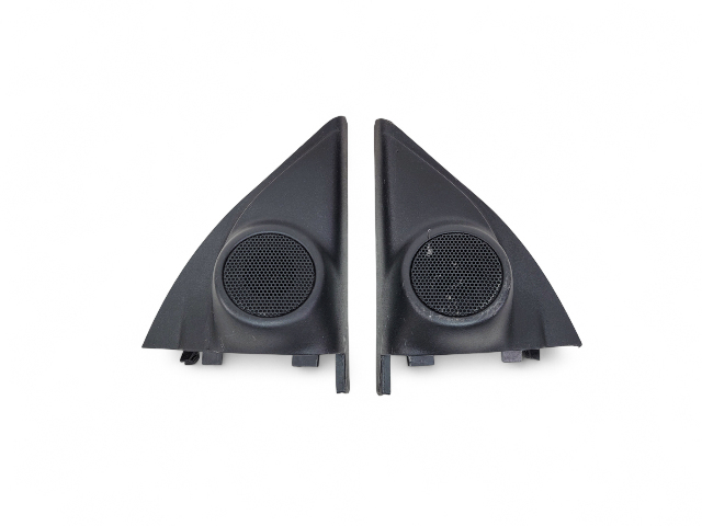 Honda Civic Si 02-05 Tweeter Audio Speaker Left/Right Set w/Cover 39120-MCA-S41, E032, OEM, 2002, 2003, 2004, 2005