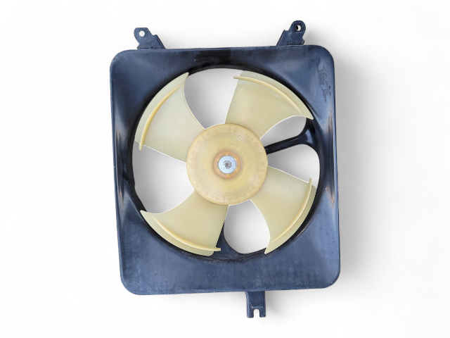 Honda Civic SI 02-05 Condenser Radiator Cooling Fan Set w/ Shroud, 38616-PRA-005, E032, OEM, 2002, 2003, 2004, 2005