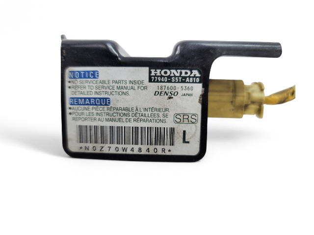 Honda Civic Si 02-05 Left Impact Crash Sensor 77940-S5T-A81, E032, OEM, 2002, 2003, 2004, 2005