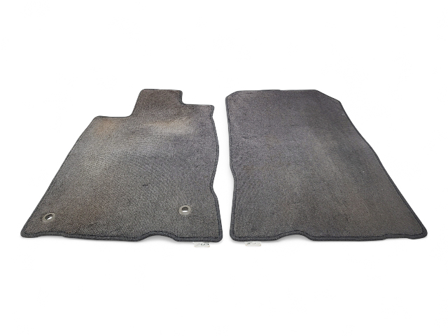 Honda Civic Si 04-05 Front Floor Mats 2 Piece Set Black, 83601-S5T-A00ZA, E032, OEM, 2004, 2005