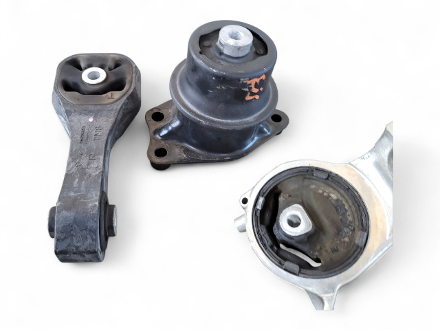 Honda CR-Z CRZ 11-16 Rod Torque, Transmission Mount Set(3), 50822-SZT-003, 50850-SZT-A91, E033, OEM, 2011, 2012, 2013, 2014, 2015, 2016