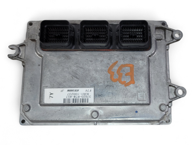 Honda CR-Z CRZ 11-12 Engine Control Unit Computer ECU AT 37820-RTW-A58, E033, OEM, 2011 2012