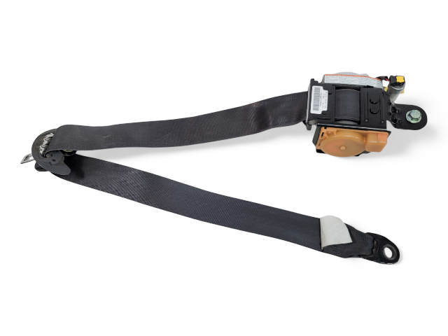 Honda CR-Z CRZ 12-16 Seat Belt Front Left/Driver Dark Gray 04818-SZT-A01ZC, E033, OEM, 2012, 2013, 2014, 2015, 2016