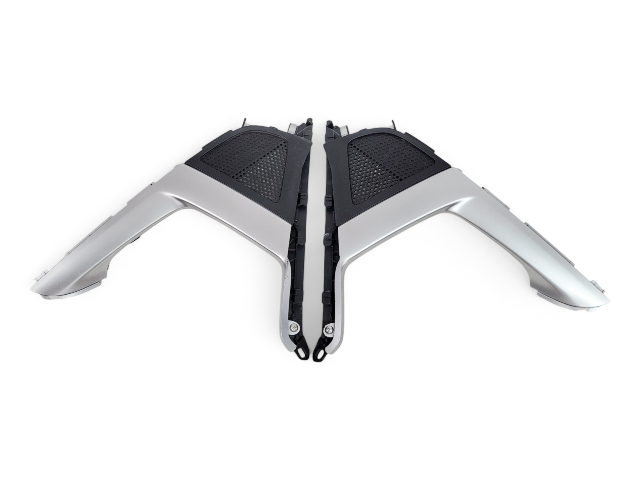 Honda CR-Z CRZ 11-16 Center Console Cover Trim Panel Left/Right Set, 77272-SZT-G01ZA, E033, OEM, 2011, 2012, 2013, 2014, 2015, 2016
