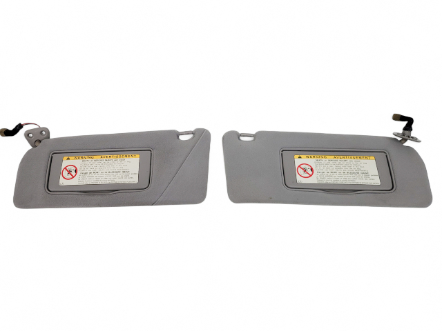 Lexus IS300 01-05 Sun Visor Shield Left/Right Set Grey 74320-53111-B0, E034, OEM, 2001, 2002, 2003, 2004, 2005